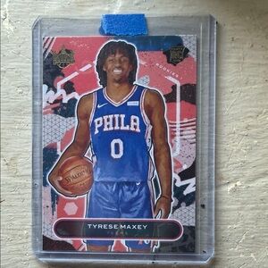 Blue Basketball Trading Card